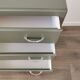 Commode vintage pieds compas