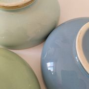 Trois coupelles vintage pastel