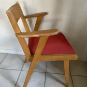 Rockabilly red armchair