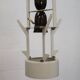 Old Danish design lamp in white/gray and blue colours - Denmark 60's