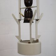Old Danish design lamp in white/gray and blue colours - Denmark 60's