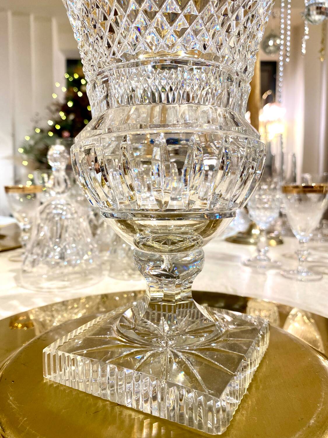 Medici bohemian crystal vase