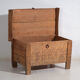 Folk chest in carved beech – Transylvania, circa 1880-1900