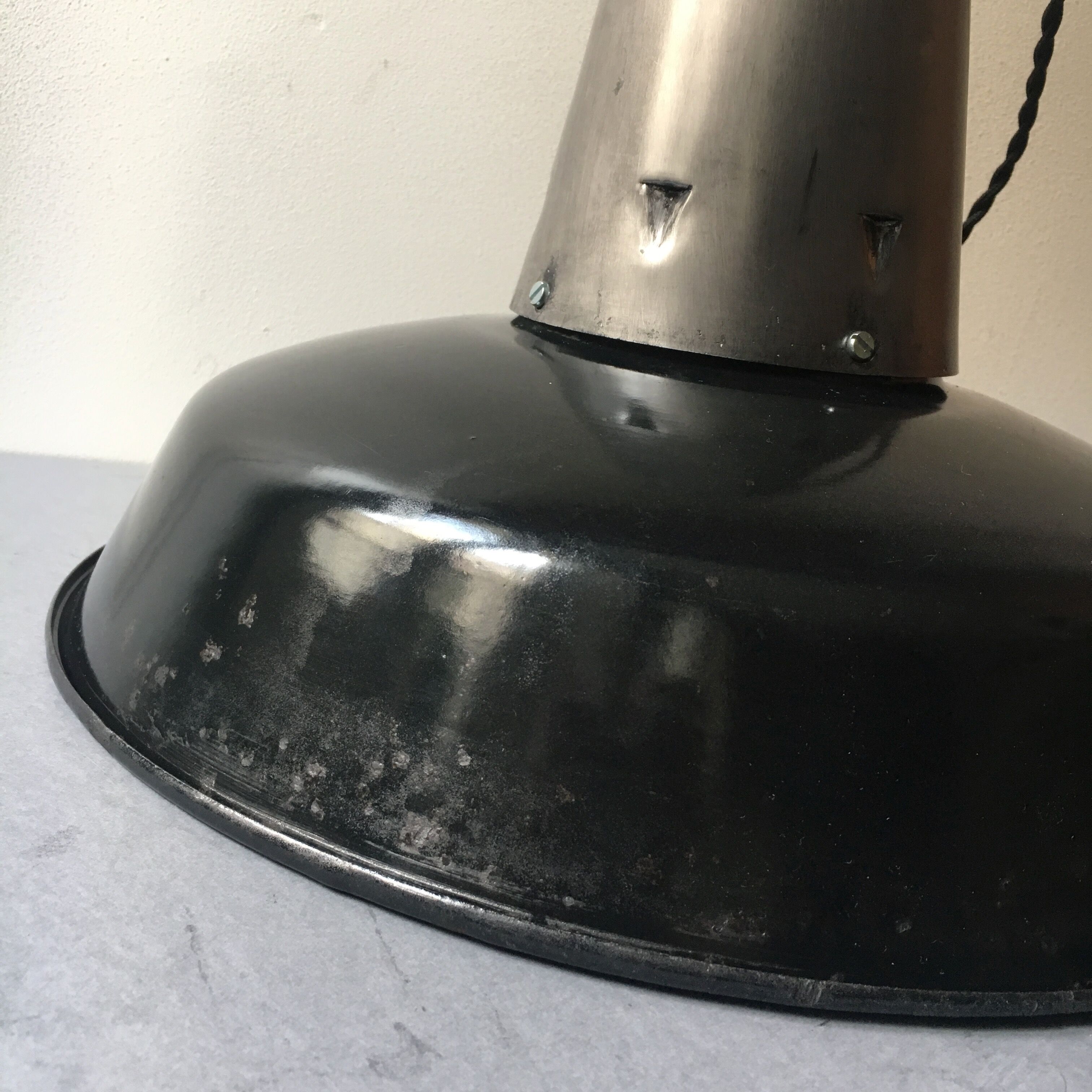Old hanging lamp factory workshop industrial reflecto lux