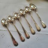6 small silver-plated Boulenger spoons