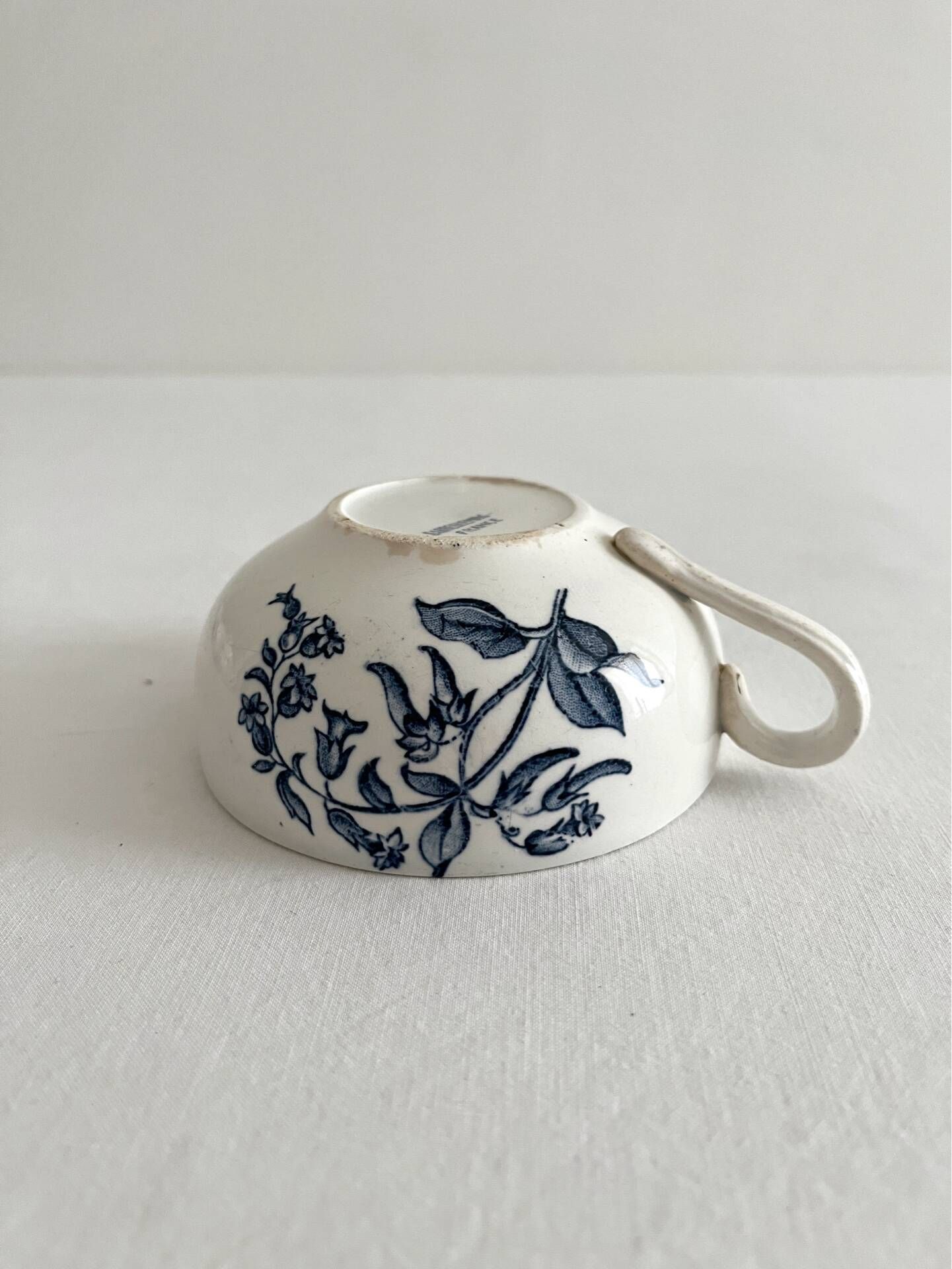 Antique ironstone cup "Carmen" Sarreguemines