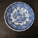 Set de 15 assiettes plates à motifs anglais Lunéville