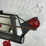 Coat rack perforated sheet metal