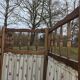 Vintage four-panel screen
