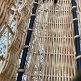 Raoul Guys vintage wicker magazine holder