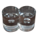 Pair of Murano glass bookends by designer Barbini, modernist bookend.