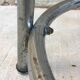 Modernist stool circa 1930 in the style of LC7 by Perriand, Le Corbusier and Jeanneret