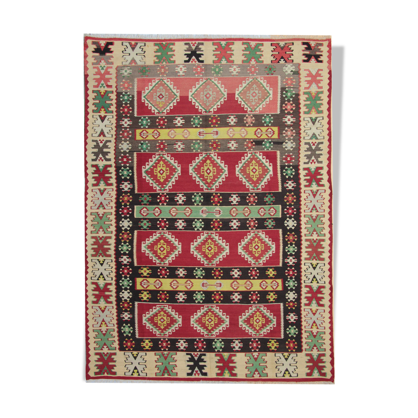 Hand Made Anatolian Kilim 203x294cm