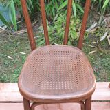 Lot of ten mismatched bistro chairs
