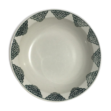 Old hollow dish St Amand dark green