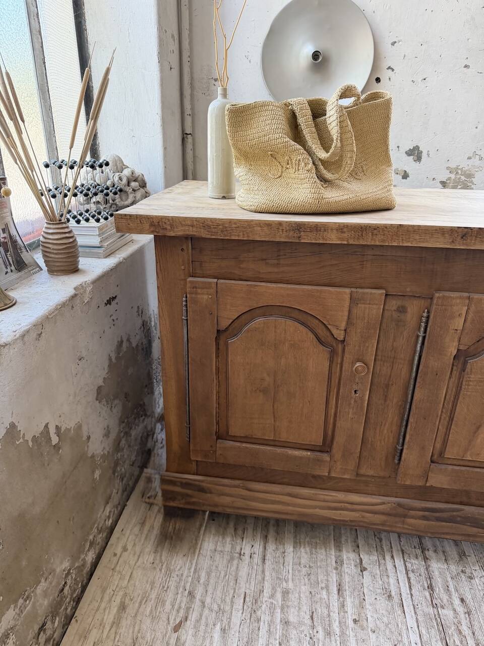 Rustic sideboard XXL 4m solid oak 1950