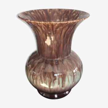 Vase vintage en céramique émaillée Germany