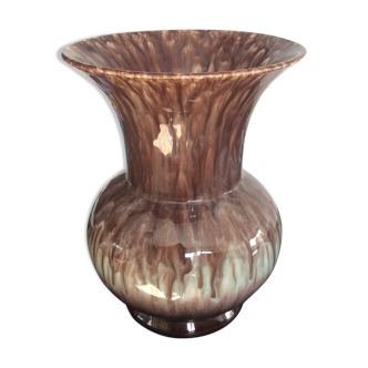 Vase vintage en céramique émaillée Germany