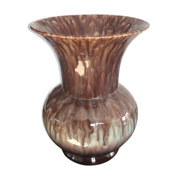 Vase vintage en céramique émaillée Germany