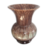 Vintage ceramic vase enamelled Germany