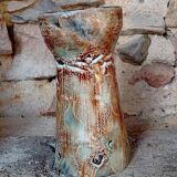 Fat Lava style ceramic vase