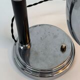 Nickel-plated spherical modernist lamp and Chrome 1930