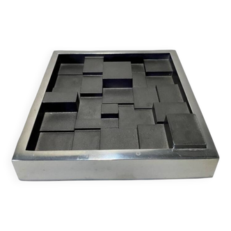 Sculpture Vintage • Cendrier • Max Seidenfaden • SDS • Alumium & Acier • 1975
