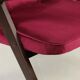 Burgundy Raspberry Bunny Armchair by Józef Chierowski