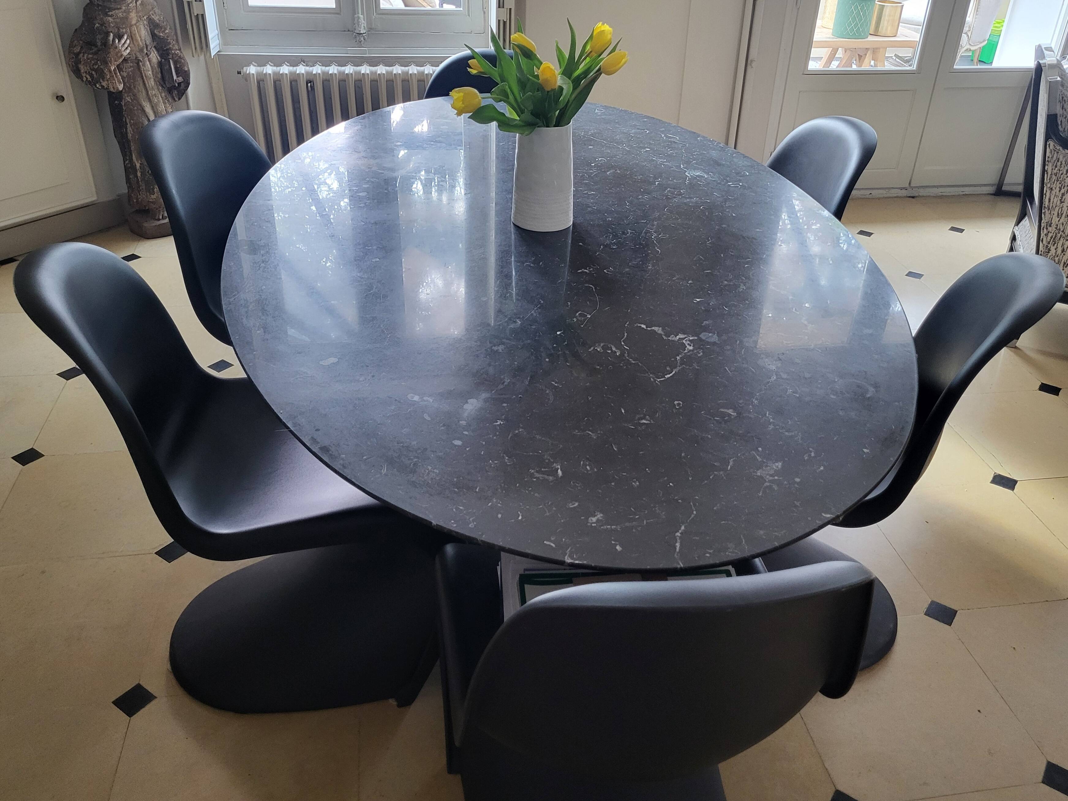 Marble table