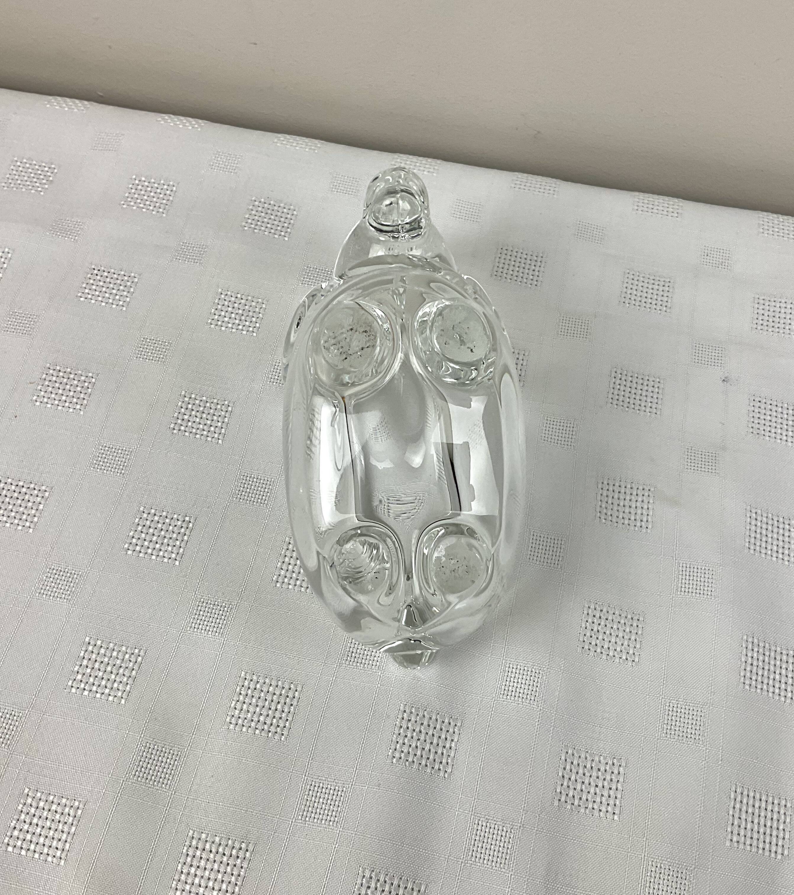 Solid crystal ram ashtray