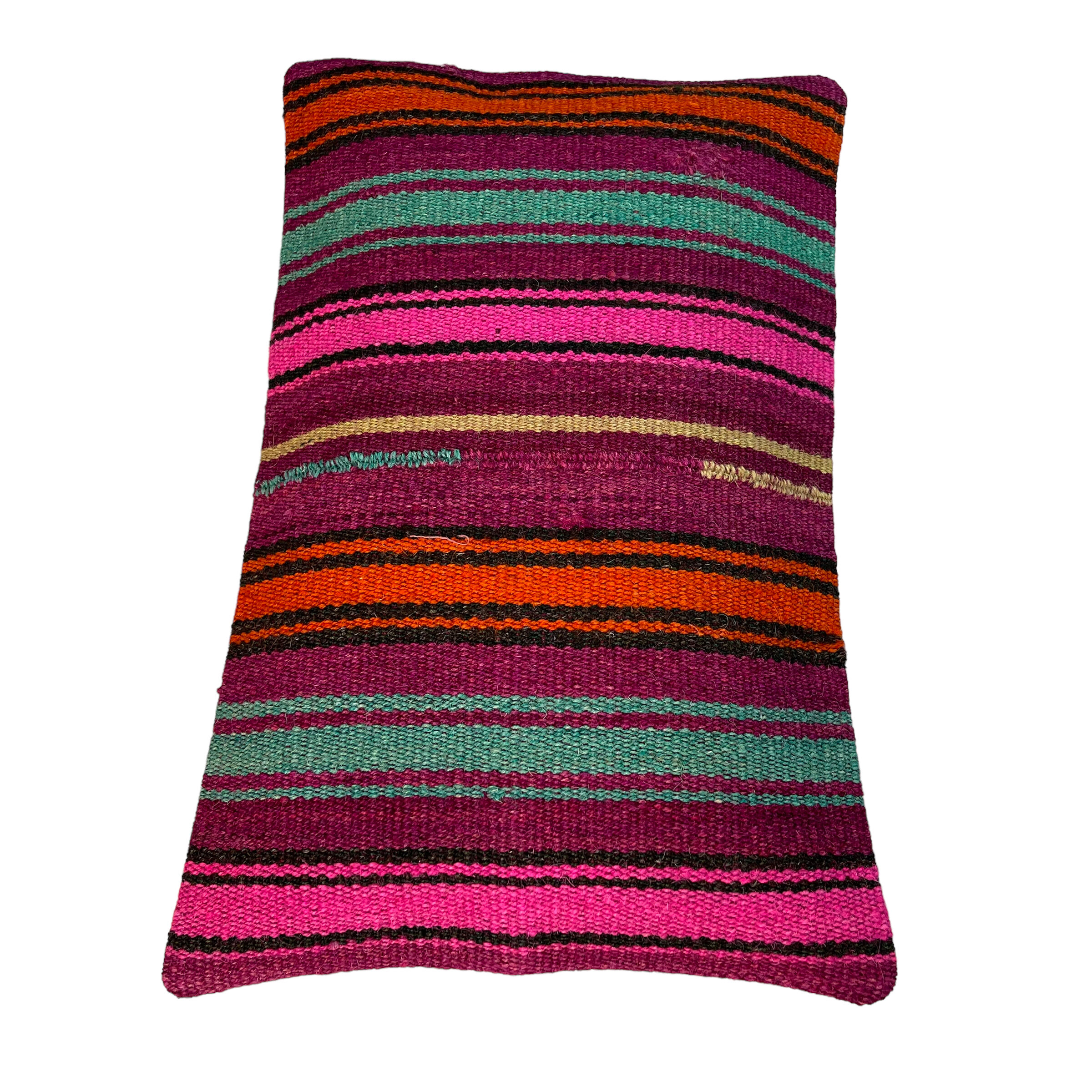 Vintage turkish kilim cushion cover 30x50cm