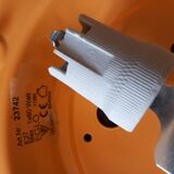 yellow cylindrical ceiling or wall light