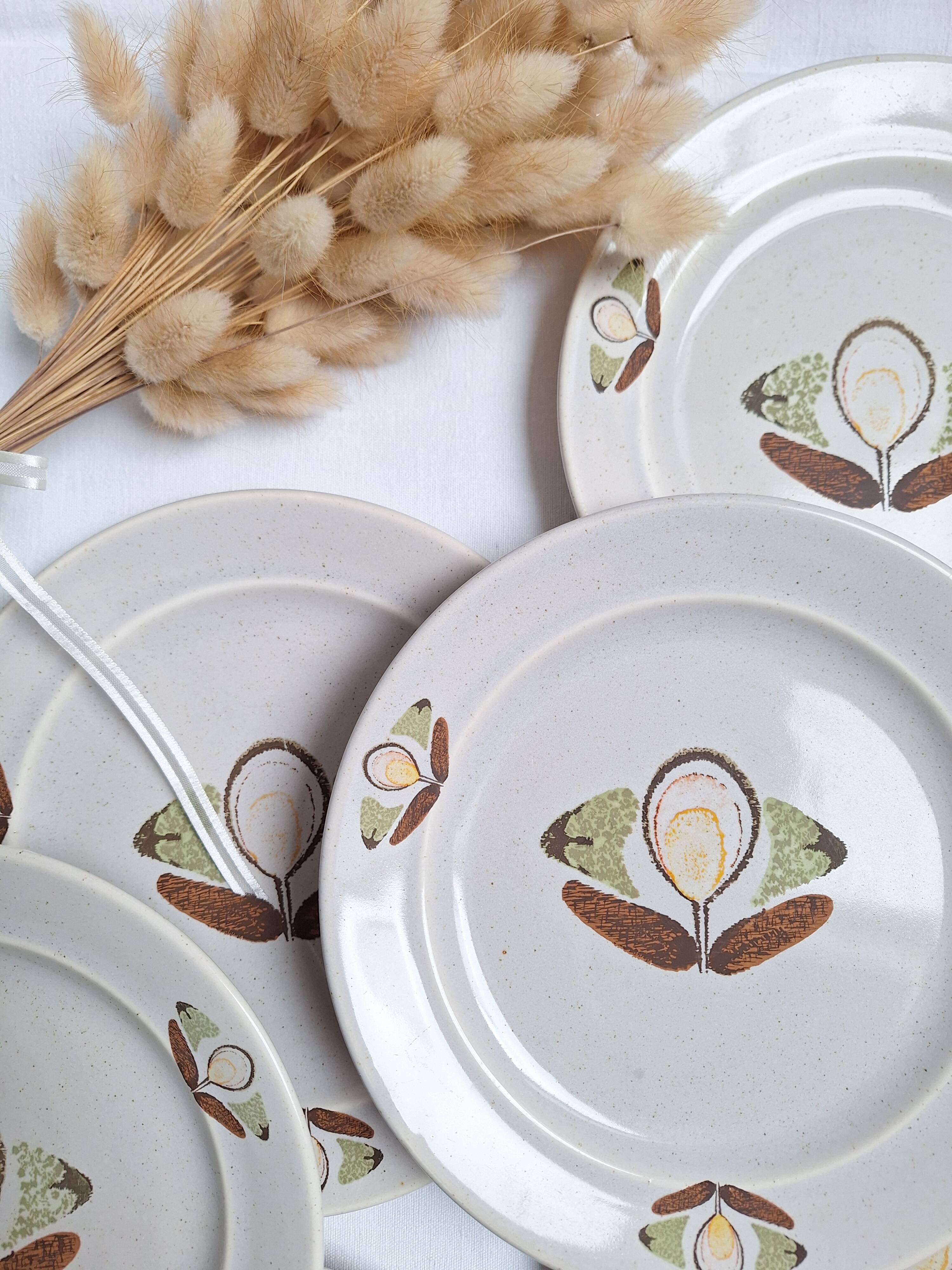 St Amand dessert plates 1970