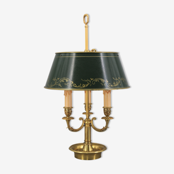 Empire-style solid bronze hot water bottle lamp