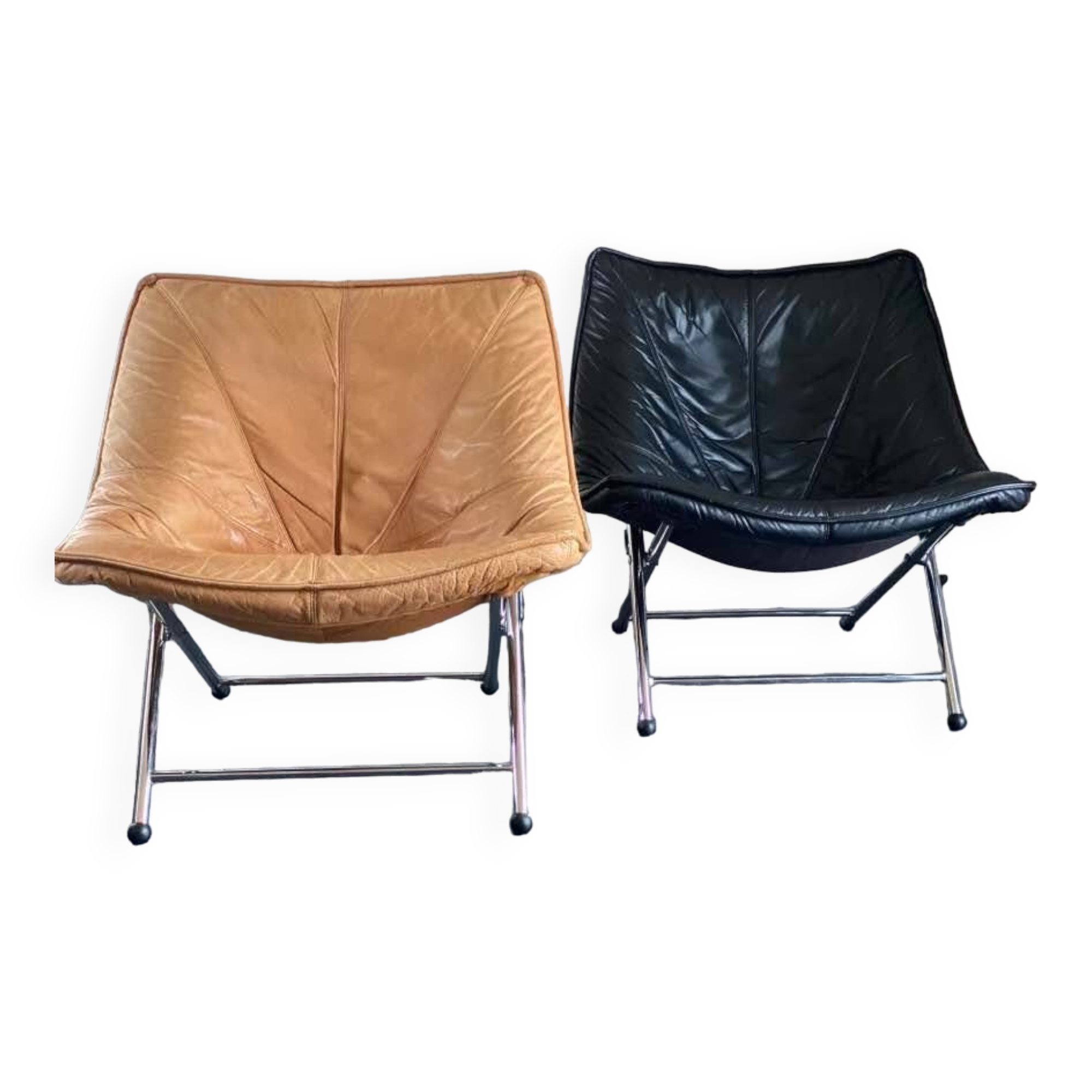 Pair of Molinari Easy Chairs by Teun van Zanten