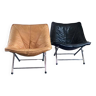 Paire de fauteuils Molinari par Teun van Zanten