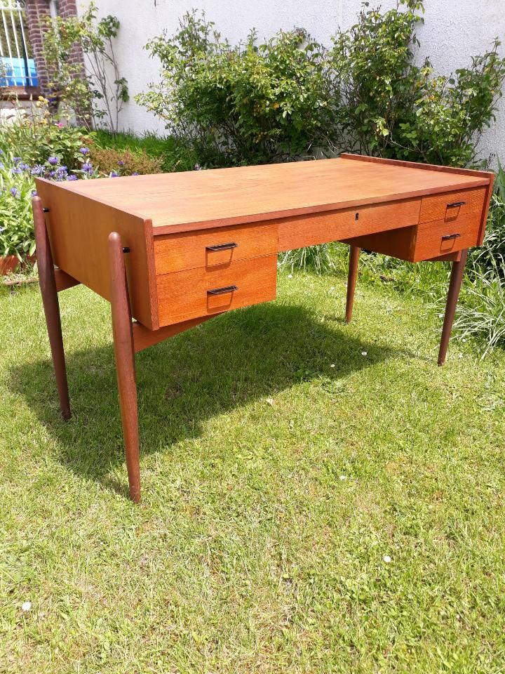 Scandinavian teak desk
