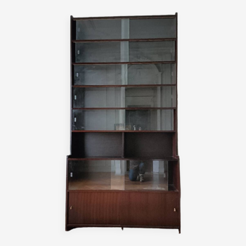 Vintage glass bookcase