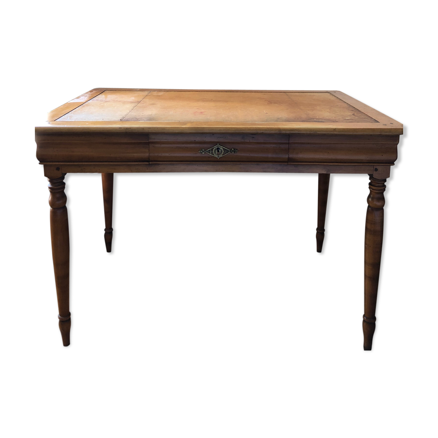 Table extensible en merisier massif