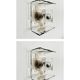 Set of 2 Murano Glass Wall or Ceiling Lamps by Carlo Nason for Mazzega