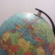 Globe terrestre Taride tripode éclairé années 65