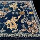 Tapis chinois à décor de dragons