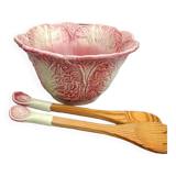 Pink cabbage slip salad bowl