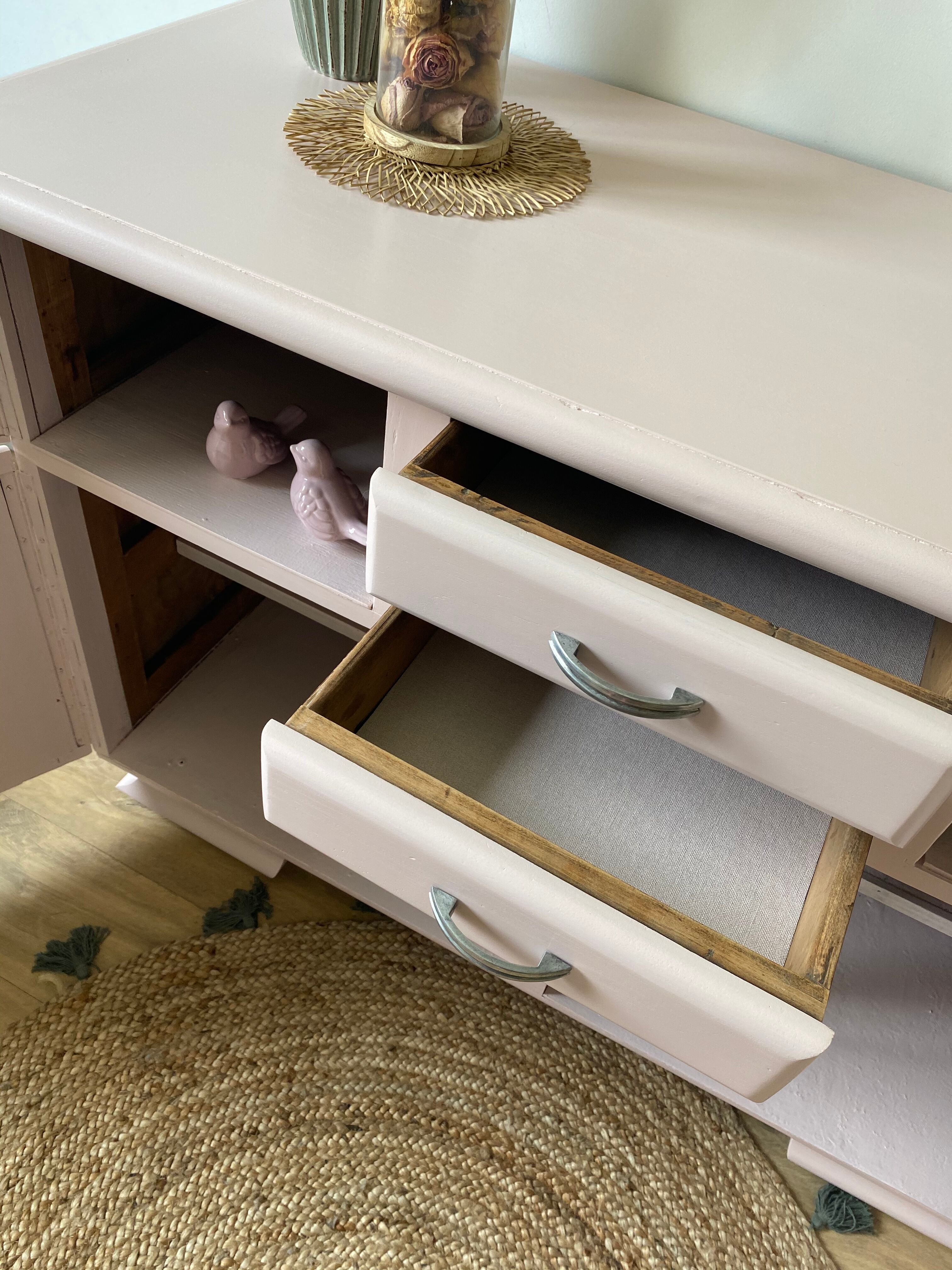 Buffet low Mado powder pink