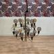 Large vintage metal design pendant light.