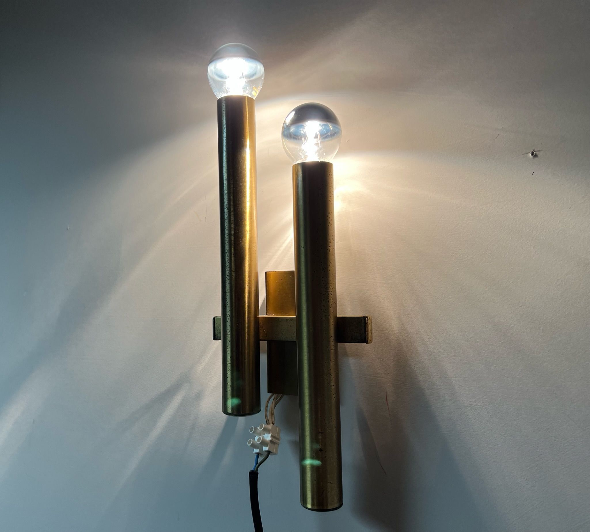 70s Sconce Sciolari for Maison Boulanger