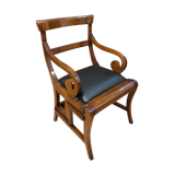 Notarial chair, luxurious library