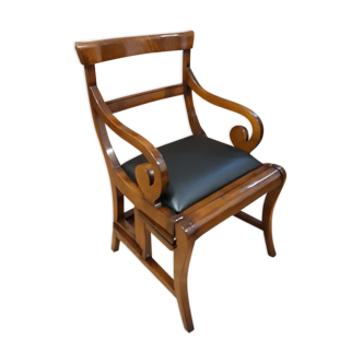 Notarial chair, luxurious library