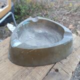 Old bronze ashtray
