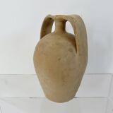 Jar, amphora, vase, in terracotta with handles, southern France, 1950